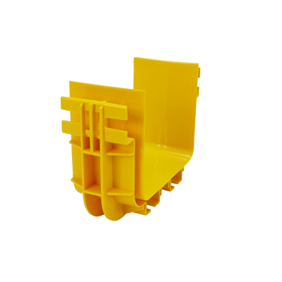 CCA-120-U. Conector 120x100mm Amarillo Policarbonato+ABS LSZH Entrada Hembra requisito/CC-120