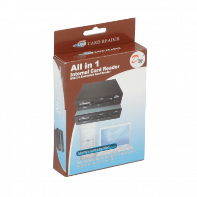 LECTOR-SD Lector Grabador Memorias interno PC SD MMC MS CF MD XD T-F USB-AH