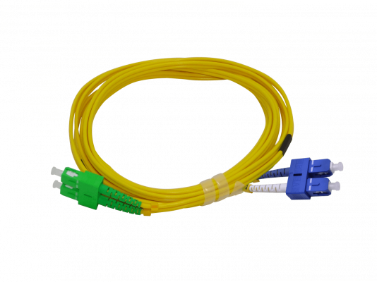 JFSAC3 3 metros SC/APC-SC/UPC Monomodo SM Dúplex Cable de Conexión de Fibra 3mm