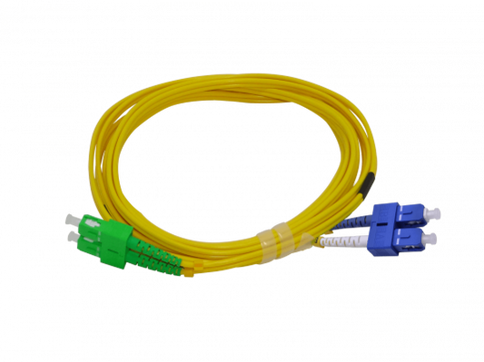 JFSAC3 3 metros SC/APC-SC/UPC Monomodo SM Dúplex Cable de Conexión de Fibra 3mm