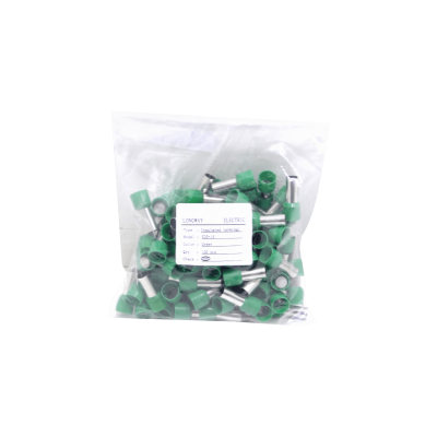 E25-16-V Verde 25,0mm2 16/29,0mm 100-unid AWG4 Ferrules Terminal Aislado Crimp