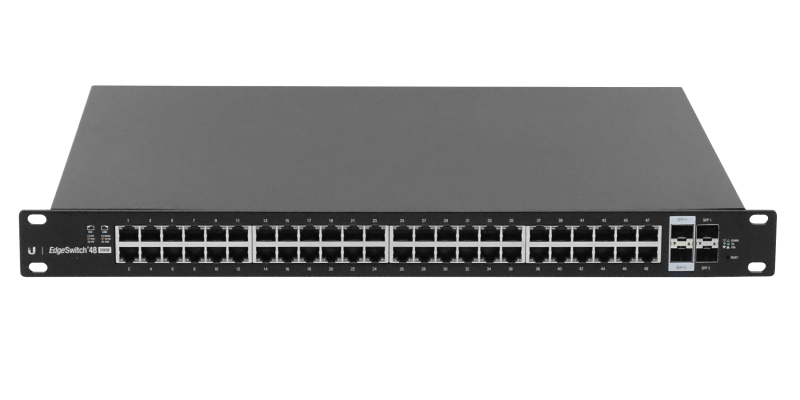 ES48-500W-LIQ DE SEGUNDA MANO UBIQUITI 400W 48-1000-PoE-af/at Consola 2-SFP 2-SFP+10G Gestión-L3