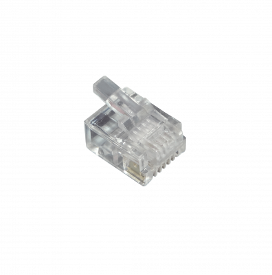 RJ12-10U Paquete de 10 unidades conector macho crimpeable RJ12 6P6C compatible RJ25 LINKMADE