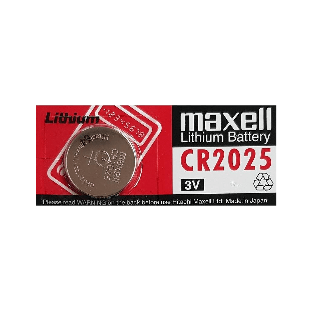 CR2025 MAXELL 2,5x20mm Pila Litio Lithium Reloj 3V CR2025