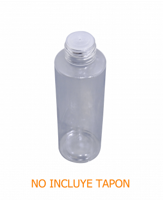 BOTELLA-120ML Envase Plástico Transparente Vacío 120ml sin Tapa 24/410 128x40mm PET