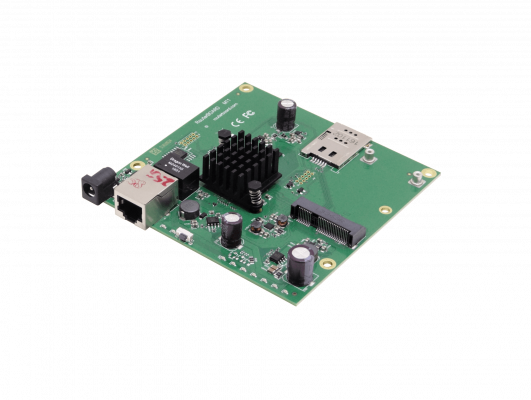 M11G MIKROTIK 1-MiniPCIe 1-Gigabit SIMCard 2x800MHz 256mb L4 105x110mm 10-30V