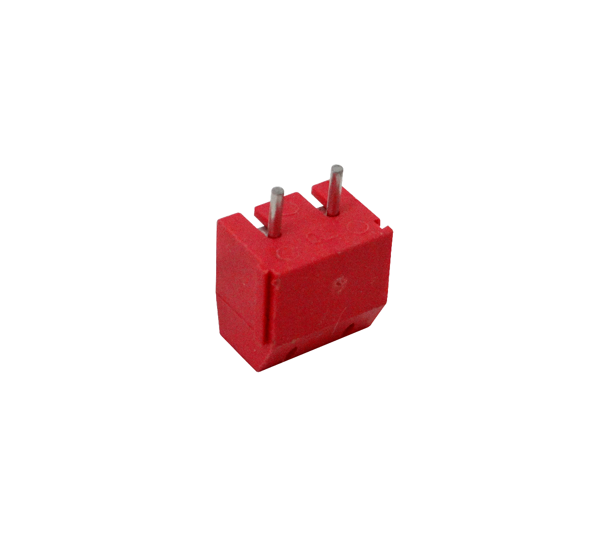 REGLETA-2PR Rojo 16-Amperios 2-Polos Bornera-Tornillo 300V-Máx 16A-Máx AWG22-14 Paso 5,08mm