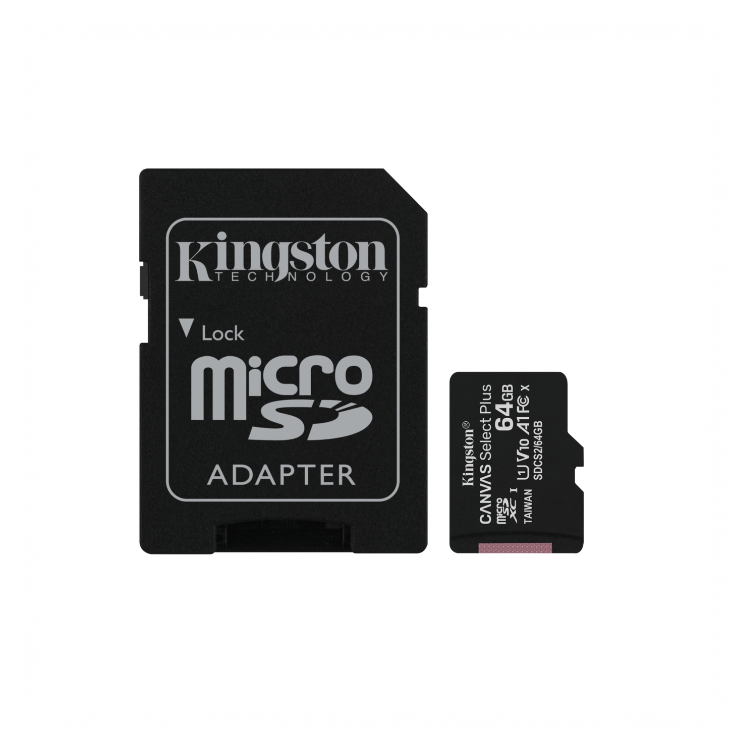 MSD-64GB. KINGSTON 64GB MicroSD-XC c/Adaptador-SD SDCS2/64GB