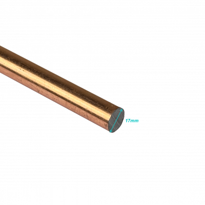 BRA-34 Barra Toma Tierra 3/4-Pulgada Diametro-17mm X 1,5mt