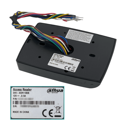 ASR1100 DAHUA Control Acceso Lector Proximidad RFID 125KHz 13,56MHz Alcance/1-3cm Alimentación/9-15VDC
