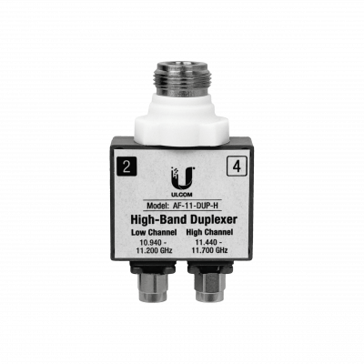 AF-11FX-DUP-H UBIQUITI 10,9-11,2/11,4-11,7GHz 2-SMA-M 1-N-H Duplexor para AF-11