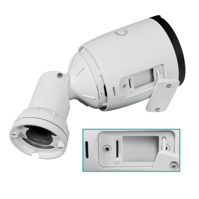 UVC-G6-PRO-W UI Blanco Cilíndrica 2,36x zoom 8MP inteligencia artificial rango infrarrojo 40m velocidad 1-1000 ángulo 114º resistencia IP66 IK04 micrófono requerido alimentación PoE+