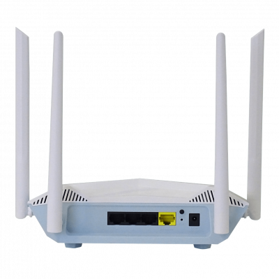 R15 D-LINK Enrutador WiFi 6 AX1500 Doble Banda (5GHz a 1200Mbps + 2,4GHz a 300Mbps) con 4 puertos Gigabit (1 WAN) y Antenas Fijas