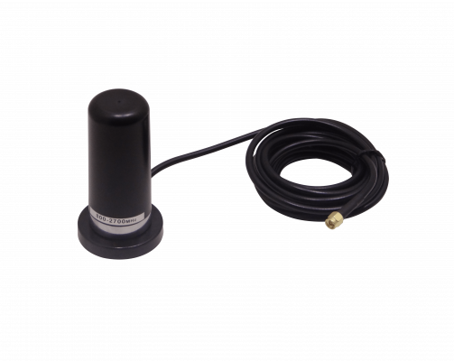NMO-SMA-A Antena Omnidireccional 5dBi 824-960/1710-2700MHz 4G .SMA-M 3mt Base Magnética NMO