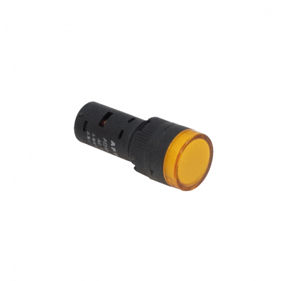 PILOTO-LED-B Naranjo LuzPiloto LED 220VAC 14mm-diametro 19mm-cabeza 45mm-altura