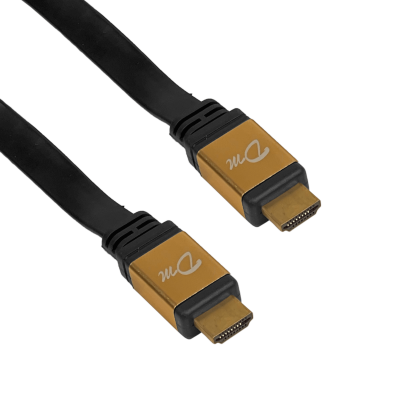HDMI-20MM 20mt Cable HDMI-Macho a HDMI-Macho Plano Negro v1.4 3D 2000cm