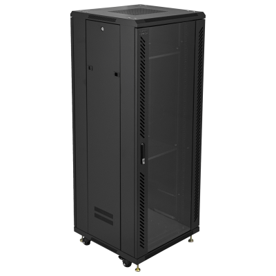 RK32-6LD LINKMADE Estructura 32U Puerta Cristalizada Ancho 600mm Profundidad 60cm Incluye Ventilador y PDU Bastidor