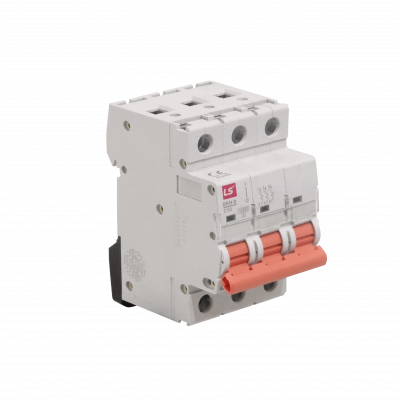 AUTOMATICO-63A3 Disyuntor Magnetotérmico Trifásico 3 Polos x 63A Poder de Corte 15kA Tensión 230/400V Curva C Modelo BKN-b