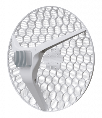 LHGXL-52AC MIKROTIK Antena Parabolica 2,4/5GHz 27/18dBi 1-Puerto 1000 1-SFP L3 550mm-Diametro incluye24V