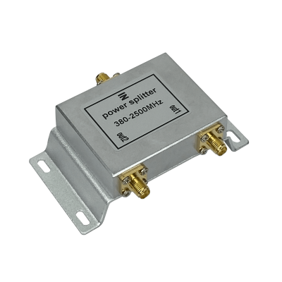 SCW02 Divisor de Potencia RF 1 Entrada 2 Salidas 380-2500MHz 0,4GHz-2,5GHz Conectores 1 Hembra SMA 2 Hembra SMA