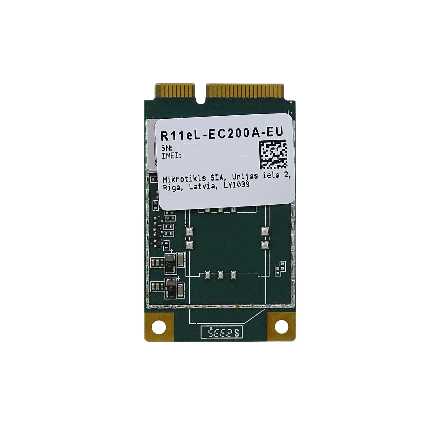 R11EL-EC200A MIKROTIK LTE4 Banda 1/3/5/7/8/20/28 38/40/41 3G-Release7 1/5/8 2G-Clase12 MiniPCIe