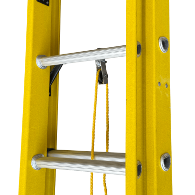 ESFA-428 3,8-7,60mt 140kg Escala Extensible de Fibra De Vidrio 28-Escalones