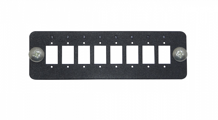 CL-3P 8-SC-SX 8-LC-DX Bastidor 130mm para montaje en Rack 1U-3 Puertos (Requiere Acopladores)