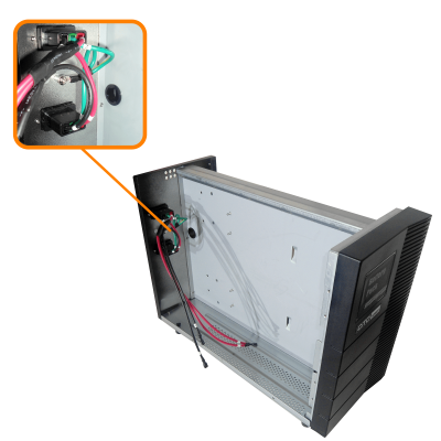 EBMT-3K CITO 16 baterías 96VDC 2x8x12V/7,2AH Torre tipo banco vacía sin baterías
