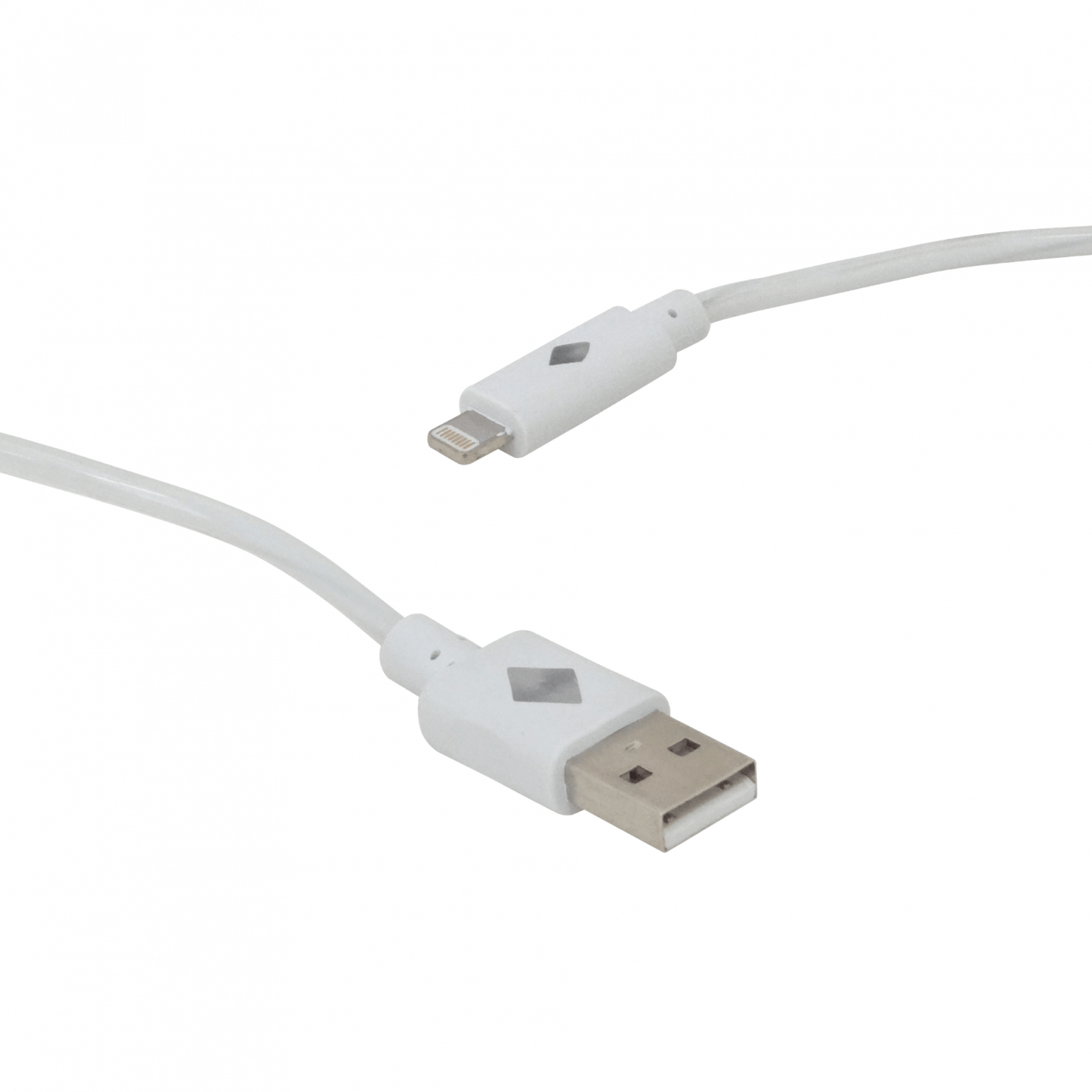 CABLE-L Cable USB a Lightning Macho 1m-1.5m 100-150cm Blanco Excepto iPhone