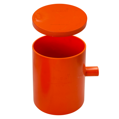 NVC160 160x25mm Naranja Cámara de inspección con tapa de PVC y certificación SEC
