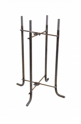 CAN7-6-POSTE Alt-550mm 185x185mm Cesto Metálico ObraCivil Base para POSTEC-7M/6M