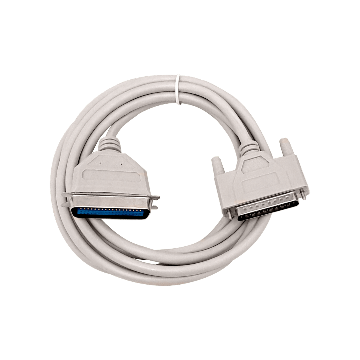DB25CEN363 Cable Paralelo 2,5mt p/Impresora DB25-Macho CEN36 Gris VW-1 Centronics