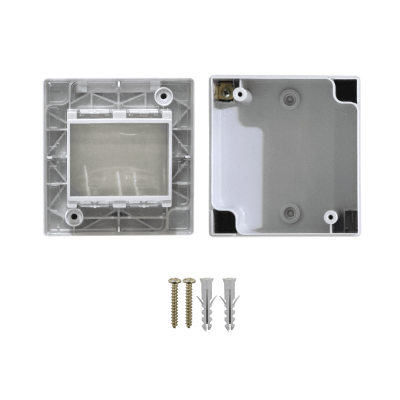 KEP-7 KALOP con Cubierta 2-Módulos Envolvente Gris IP55 2-Plazas Sigma KL42213