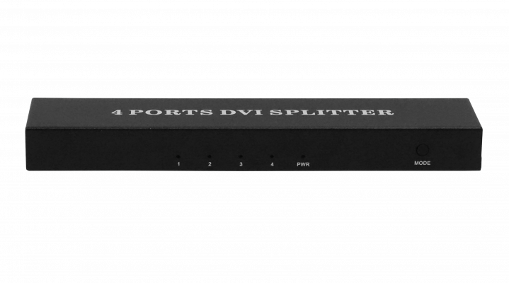 DVI-1X4 Distribuidor 1x4 DVI/D/Dual-M 1080p 1-entrada 4-salida inc-5V-1A-USB-AH