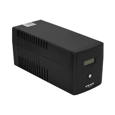 ESIT1000 ENERSAFE UPS 1000VA/600W con Batería 104WH (2x7Ah), 4 Tomas C13, AVR, Rango 162-290VAC y Transferencia 2-6ms