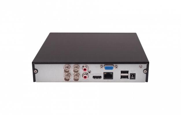 XVR1B04 DAHUA Pentahíbrido 4-BNC 2-IP requiere-1-SATA LAN-100 HDMI VGA 2-USB H.264 incluye-12V