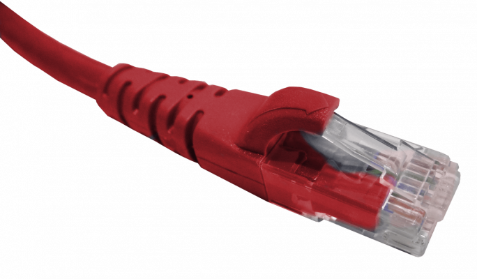 CP6R-150L LINKMADE Cable de Conexión Multihilo Cat6 U/UTP Rojo LSZH de 15 metros Moldeado por Inyección