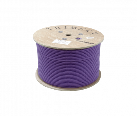 CB7T TRIMERX Cable de Cobre Unifilar Categoría7 S/FTP LSZH 23AWG 305 metros Violeta