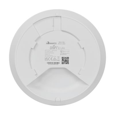 U6-LITE UBIQUITI 2x2 WiFi6 1200/300mbps-5/2,4Ghz 3dBi 23dBm necesita-PoE48af 1-Puerto 1000