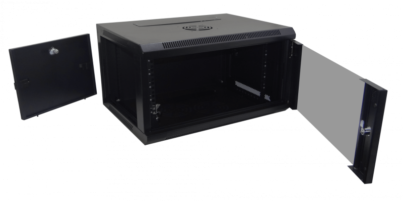 RK05-4L LINKMADE 45CM 5U ARMARIO RACK PARED NEGRO