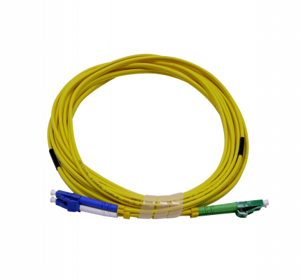 JFSBL5 5 Metros Monomodo SM LC/UPC a LC/APC Latiguillo Dúplex de Fibra Óptica 3,0 mm 9/125