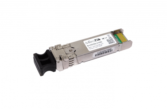 S+C51DLC10D MIKROTIK 1510nm 10G Monomodo 10km 2-LC Transceptor SFP+ DDM p/CWDM-MUX8A Unitario