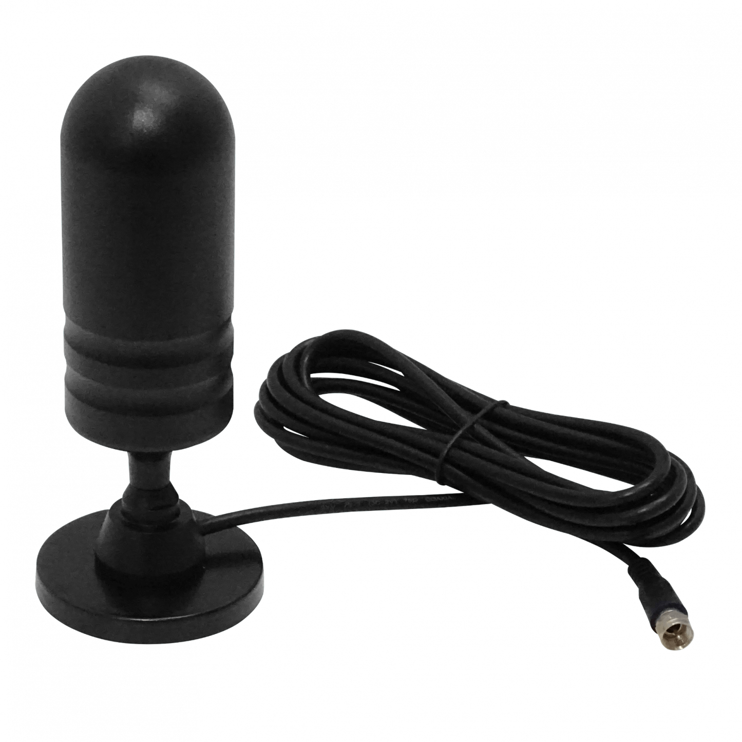 TV-30 75ohm Antena Televisión HD Digital 470-862MHz Base Imantada Hembra-Macho-1,5m DVB-T
