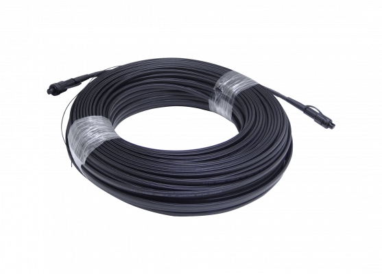 JXSXX100 Bobina 100m 1-Fibra Monomodo G657A2 con Conector OptiTap/APC para Cable de Exterior