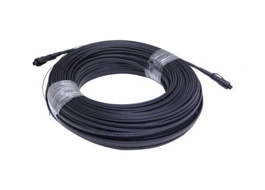 JXSXX100 Bobina 100m 1-Fibra Monomodo G657A2 con Conector OptiTap/APC para Cable de Exterior