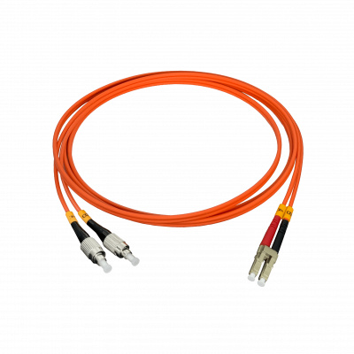 JFMLT2. 2 metros LC-ST OM1 Multimodal MM Dúplex Latiguillo de Fibra 3.0mm 62.5/125um LSZH