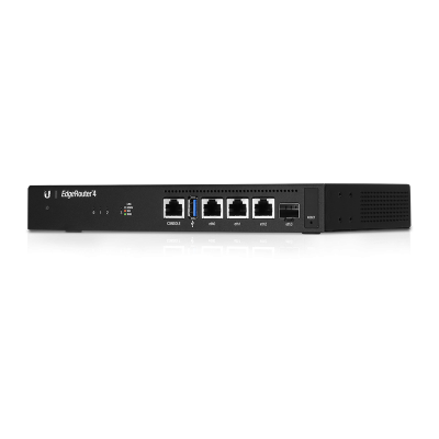 ER-4 UBIQUITI 3-1000 1-SFP 1-USB Consola-RJ45 Enrutador opc-Bastidor 220V 2x800MHz