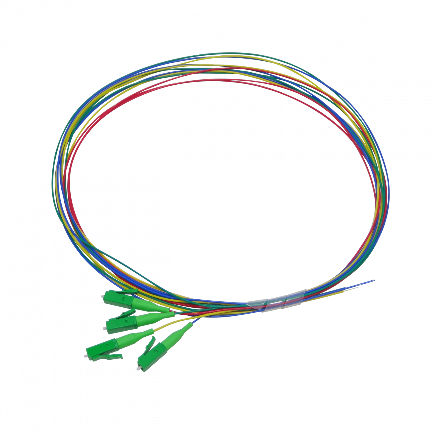 JFSB-4 LC/APC SM 1,5m 4-unidades Latiguillo de Fibra 150cm 0,9mm 1.5m Monomodo 9/125µm