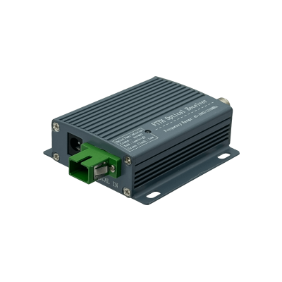 VR-860MS WOLCK Receptor Óptico SC/APC a Conector-F Activo 1210-1610nm -15dBm 47-1000MHz Alimentación-12V