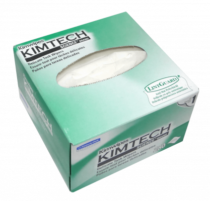 KIM KIMWIPES 11x21cm 280-Paños Anti-estáticos para Fibra Óptica Lintguard Limpiadores